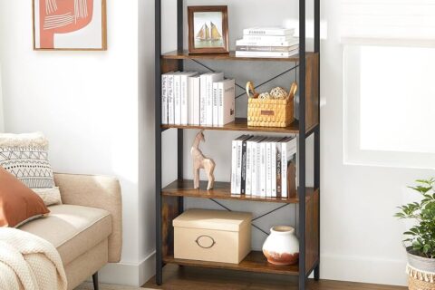 Vasagle Industrial Bookshelf: Elevate Your Decor!