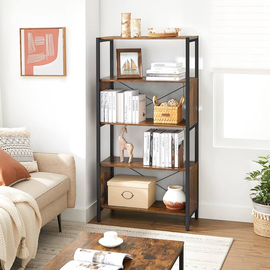 Vasagle Industrial Bookshelf: Elevate Your Decor!